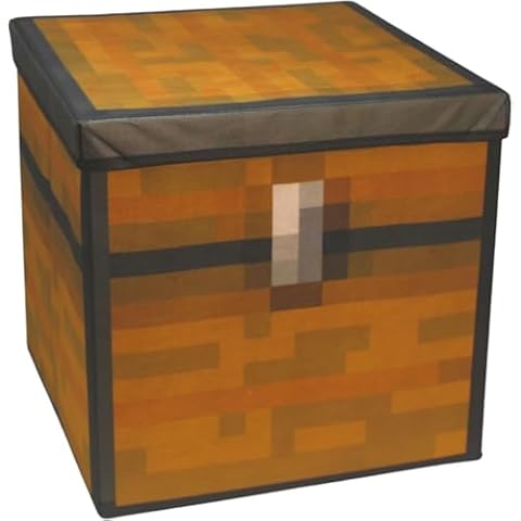 DoubleDeckerCouchParty 14x14 Fabric Pixelated Storage Chest Cover