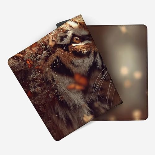 Tapis de souris tigre XXL 800x400mm imperméable pour joueur et gamer PC - 4