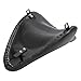 ALMULOO Seat Compatible with 2000-2007 Harley Davidson Softail Fat Boy FXST FLST FLSTF Rider Driver Seat Black Plastic
