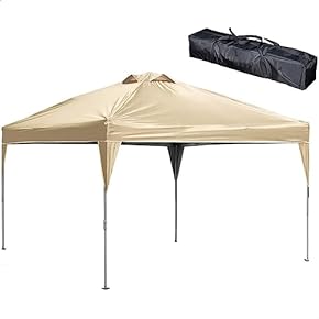 『夏らしい青いタープ/四角タープ』2段階高さ調節/収納バッグ付/簡単組立・収納 夏らしい青いタープ/四角タープ』2段階高さ調節/収納バッグ付