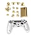Produktbild Chrom Voll Ersatz Gehäuse Schutz Hülle Shell Case Mod Kit für PS4 Controller - Gold