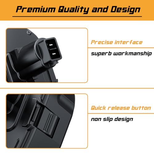 Bonacell 2Pack 5000mAh 18V DC9096 Replacement for Dewalt 18V Battery DC9099 DC9098 Compatible with Dewalt 18 Volt XPR Battery DC9099 DW9095 DW9096 DW9098 DE9038 Cordless Power Tools