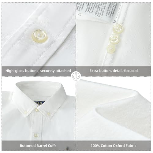 Polo Women's Classic Fit Long Sleeve Button Down Oxford Shirt2