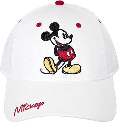 Casquette Mickey Mouse Disney chapeau baseball brodé ajustable en coton