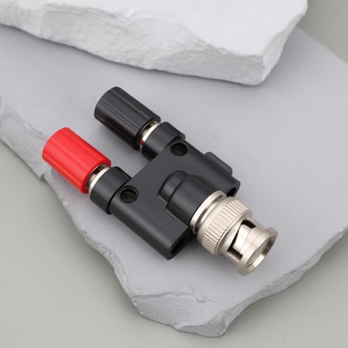 Be In Your Mind Kfz-BNC-Stecker auf 4-mm-Klemmen-Adapter, HT311, 50Ω, für Kfz-Diagnose, 4 Stück