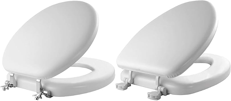 Mayfair Toilet Seats Bundle - 815CP Round + 115EC Elongated