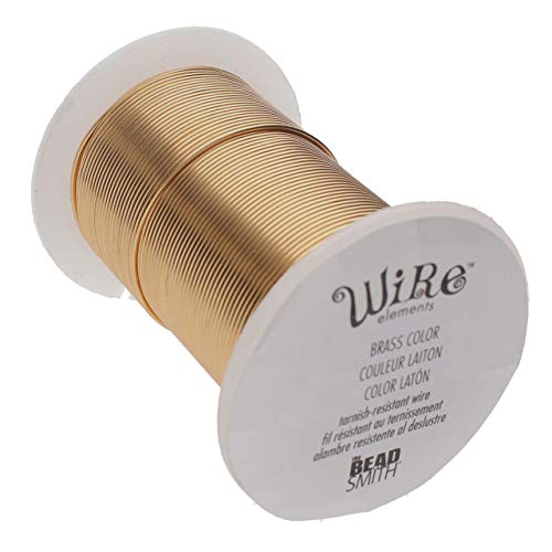 Image of The Beadsmith Wire Elements 28-Gauge Lacquered Tarnish-Resistant Copper Wire for Jewelry Making, 40 Yard, 36.58 Meter Spool
