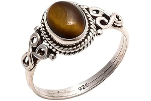 Eye-Catching Tiger Eye Stone Ring: A Style Statement for the Bohemian Spirit