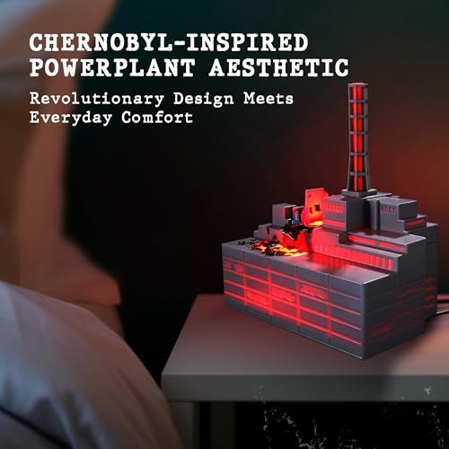 Hom Chernobyl Smart Diffusore & Umidificatore – 250 Ml Macchina Nebbia Ultrasuoni Con 7 Luci Led, Controllo App, Spegnimento Automatico - Diffusore Di Oli Essenziali Aromaterapia Per Casa, Camera Da - 3