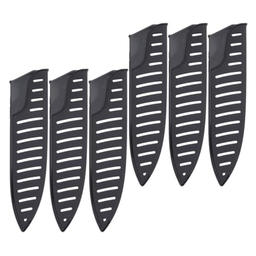 Luxshiny 6 Fundas de Plástico para Cuchillos de 8 Pulgadas, Protectores Resistentes y Duraderos, Ideales para Utensilios de Cocina y Almacenamiento Seguro
