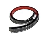 汎用フェンダーモール/オーバーフェンダー/TPVCディフレクター カーボン柄 ゴムモールスポイラー ハミタイ対策 2箇所分