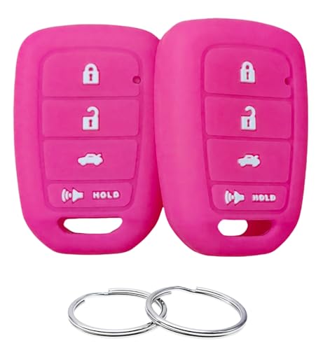 Coque de clé silicone pour Honda Accord MLBHLIK6-1T en caoutchouc haute résistance