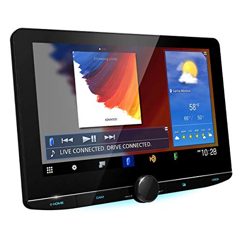 Kenwood Excelon Reference Dmx1057Xr 10.1" Digital Multimedia Bluetooth Car Stereo With Usb, 10.1" Floating Touchscreen Hd Display, Am/Fm Hd Radio, Double Din, Apple Carplay Or Android Auto, Siriusxm #TOP4