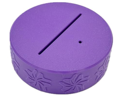 Purple Hobbies Blade Capture | Safe Storage Lid for Used Rotary Blades & Sewing Needles | Fits Wide Mouth Mason Jars (Purple)