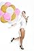 FECEDY 100pcs Gold Pink Balloons for Party Decoration 12