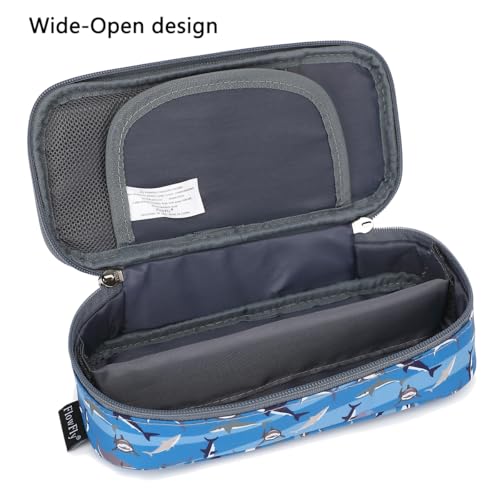FlowFly- Estojo de lápis para meninos e meninas, bolsa de lápis de grande capacidade para crianças,