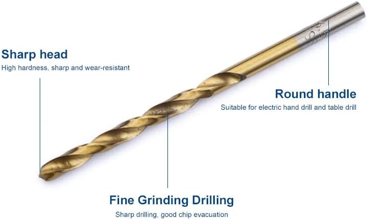 10/25/50/60/99 個ツイストドリルビットセット HSS 3 エッジヘッド高コバルトドリルビットステンレス鋼掘削穴金属木工