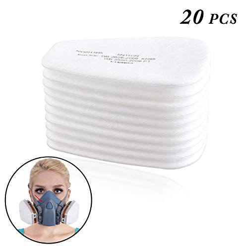20Pcs Replacement Fitting Respirator Paint Spraying Dust Gas 6200 7502 - Protective Filter