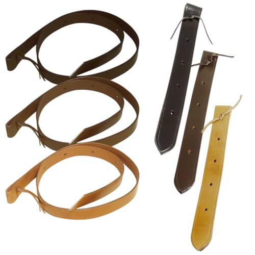 PFIFF Tie-Strap sanglon en cuir pleine fleur brun selle