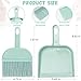 Cage Cleaner for Guinea Pigs Mini Dustpan and Brush Set for Chinchilla/Hamster/Bunny...