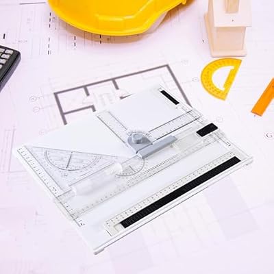 A4 Drawing Board Drafting Table Portable Adjustable Angle Anti Slip Support Legs Drawing Tool Set for Engineering Students