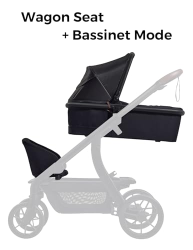 Image of Momcozy Baby Stroller Wagon Seat Only | Extra Wagon Seat Attachment for ChangeGo Stroller | Safety Harness | Easy Install