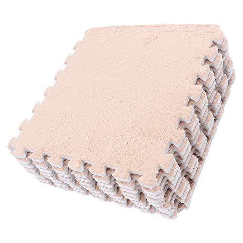 Tapete de Espuma de Pelúcia, Tapete de Espuma de Pelúcia Livre de Odor, 10 Peças, Junta Dividida de