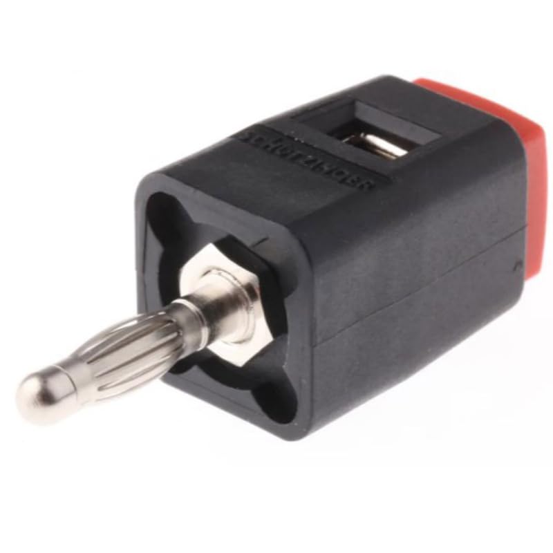 1Pc EPL502 4mm Multimeter Voltage Regulator Press Quick Wire Release, Plug Terminal (Green)