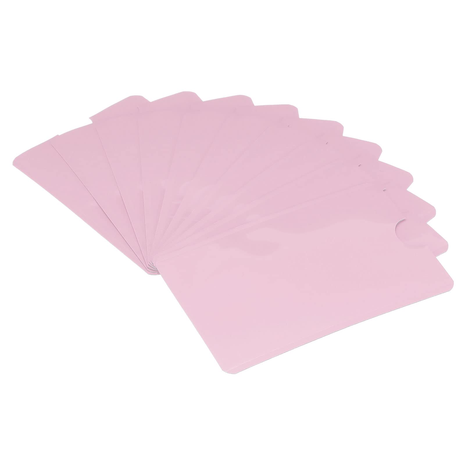 PATIKIL RFID Blocking Credit Card Sleeves, 15 Pack Contactless Protector Holder for NFC Purse,Pink