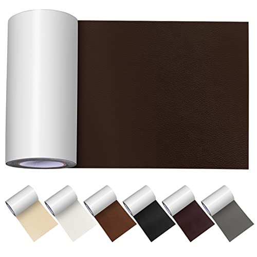 Fita de reparo de couro 10 × 152 cm forte adesivo de vinil, patch de reparo anti-arranhões para sofá