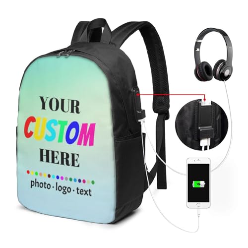 Custom Backpack Custom Bag With Design Your Text Photo Logo Large-capacity Bag Personalized Simply Modern Backpacks2