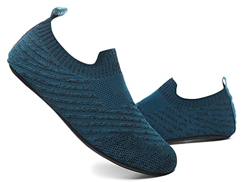 Image of SLEVEL Lightweight Non Slip Travel Indoor Grip House Slipper Socks Unisex Adult Around The House Floor Home Shoes for Women Men