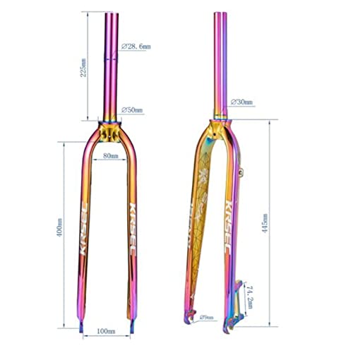 Fourche de suspension VTT en alliage d'aluminium haute précision - 3