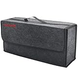VAGCARS Auto Kofferraum Organizer, Faltbar Kofferraumtasche, Rutschfest Filz...