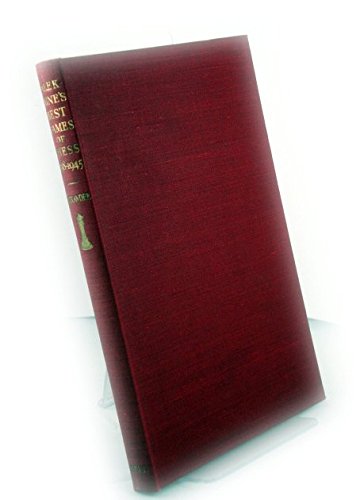 Alekhine's Best Games of Chess, 1938-1945 B0007JDG6O Book Cover