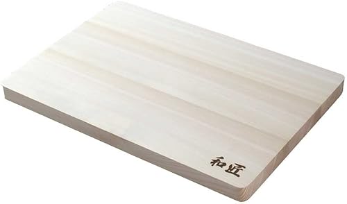 Miniatura 3 de Hinoki Japanese Cypress - Tabla de cortar prémium fabricada en Japón (mediana), color marrón