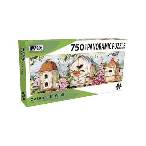 LANG Birdhouse Garden 750 Piece Panoramic Puzzle (5041012) - Thumbnail 2