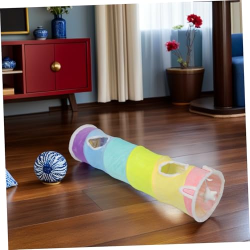 CIYODO Juguete Interactivo para Gatos Cat Tunnel Resistente 7