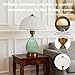 WELAISA Table Lamps Ceramic Retro Lamp for Living Room,16