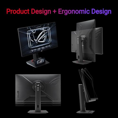 Image of ASUS ROG Strix 27 inch 4K HDR Gaming Monitor - UHD (3840 x 2160), 160Hz, 1ms, Fast IPS, 130% sRGB, ELMB, G-Sync Compatible, AI Gaming, DisplayPort & HDMI & USB-C, Height /Tilt /Pivot /Swivel, VESA, Black