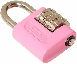 STAM CADEADO SEGR. 25 MM - ROSA ENC.