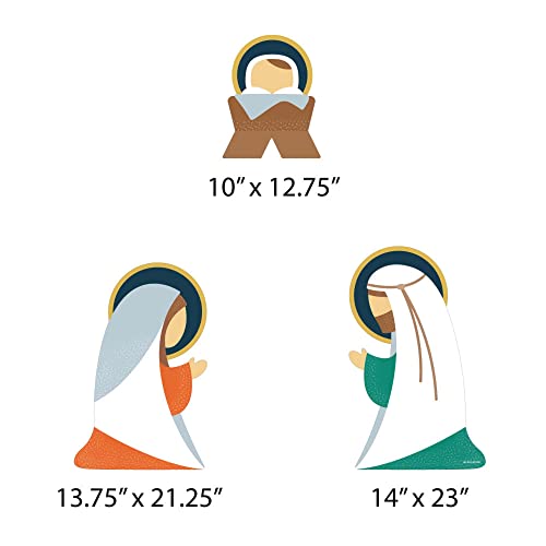 Big Dot Of Happiness Holy Nativity - Outdoor Lawn Sign Decorations With Stakes - Manger Scene Religious Christmas Yard Display - 3 Pieces #TOP4