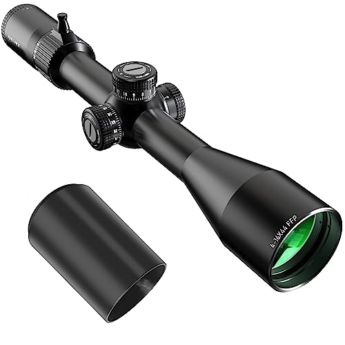 ARORY Rifle Scopes for Hunting - 4-16x44 Rifle Scope with MOA Reticle and Parallax Adjustment, First Focal Plane FFP Gun Scopes, Sunshade Included, Waterproof, Fogproof, 30mm Tube
