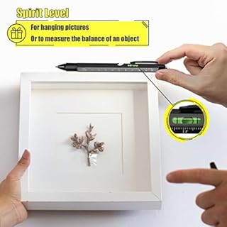 YOFIG Regalo Uomo, Idee Regalo Uomo Natale, Penna Multifunzione 9 IN 1, Idee Regalo Uomo Originale, Regali Uomo Gadget Utili, Regali per Papà/Lui, Regalo Uomo Compleanno, Regali Natale Originali