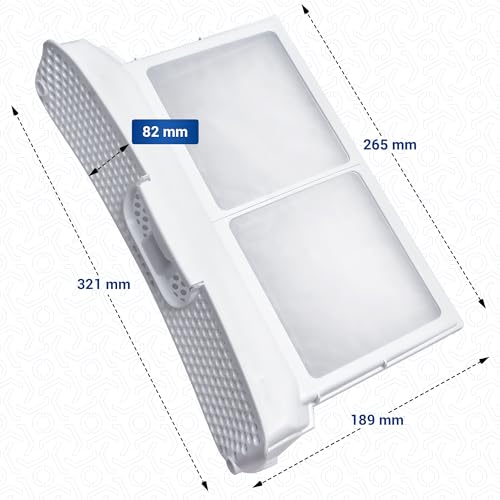 VIOKS Sitko filtracyjne filtr worek do filtra zamiennik do sitka Siеmens Nеff Bosch 00656033 656033 - białe sitko filtr do suszarki do ubrań IQ300 IQ390 IQ500 IQ700 IQ790 IQ800 IQ800 IQ8999 0 0