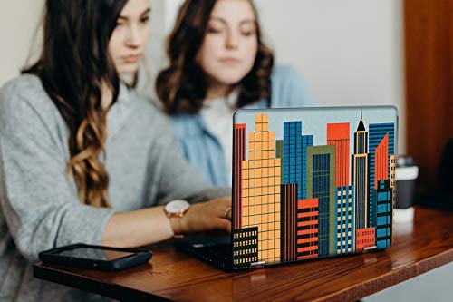 Image of GalaxsiaTM The City Vinyl Laptop Skin /Sticker /Cover /Decal Compatible for Any 14 inch Inches Laptop (Hp /Dell /Sony /Acer /Lenovo /Asus. Etc) Or Notebook.