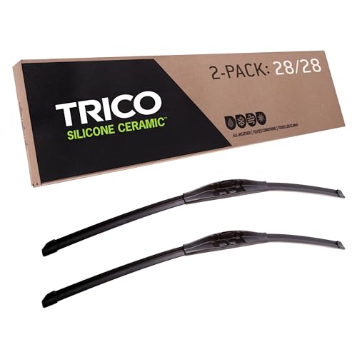 Lame d'essuie-glace TRICO silicone céramique anti-bruit pour pare-brise sans traces