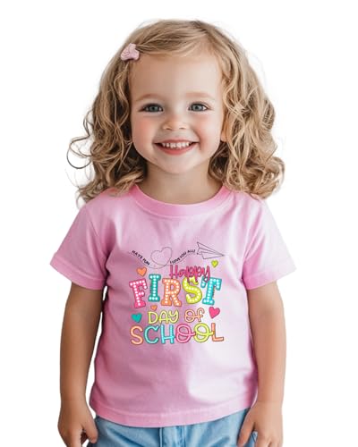 Image of Kindergarten Shirt for Girls Boys Kids Toddler First Day of School Shirts Back to School in My Kindergarten Era Tshirt 2T-7Y