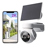 Imou 3 MP Sicherheitskamera für zu Hause, kabellose Außenkamera, Solar-Sicherheitskamera, Outdoor-Überwachungskameras, PT 3 MP Kuppel-Überwachungskameras mit neuem Panel