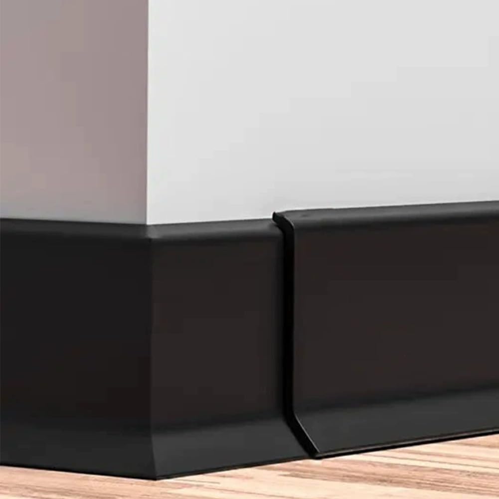 Tira protectora de pared autoadhesiva de PVC zócalo flexible para esquinas con humedad